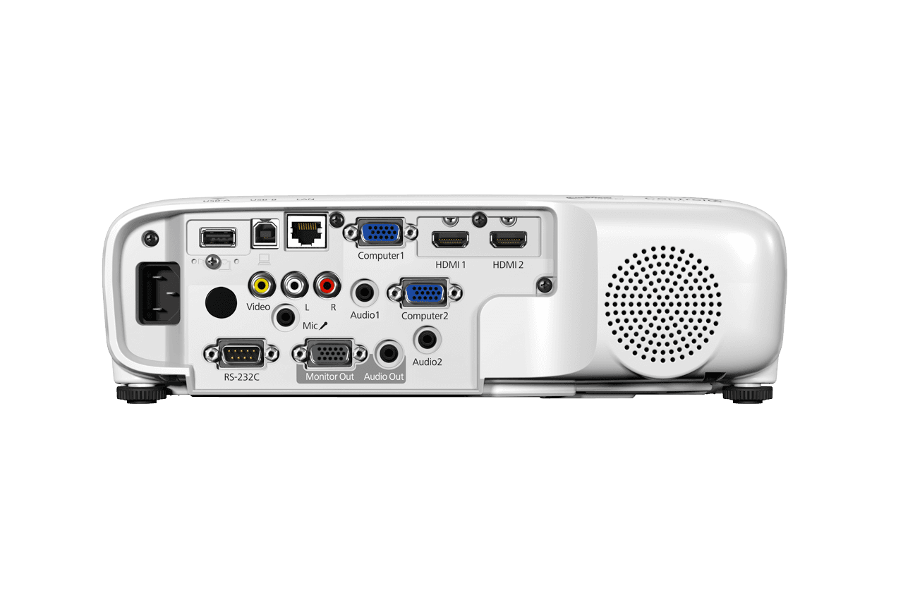 Проектор Epson EB-982W — задняя панель с разъёмами