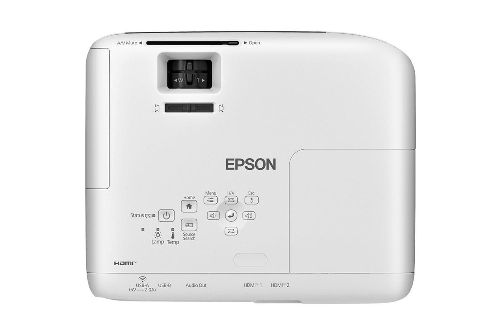 Проектор Epson EB-FH08 — задняя панель с разъёмами